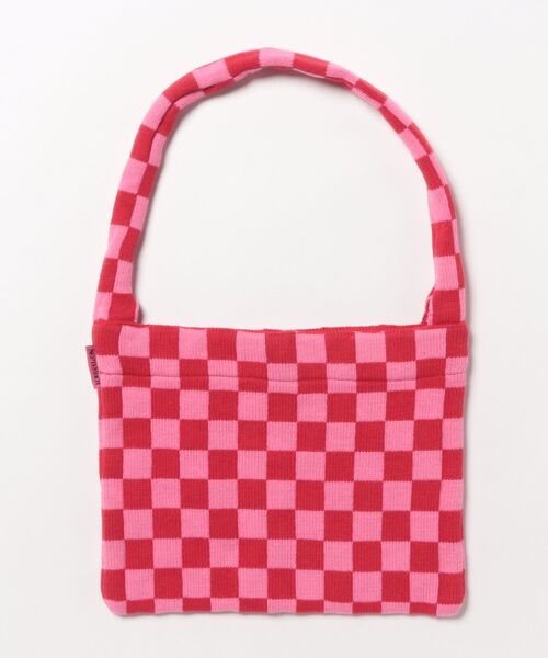 September(セプテンバー)の「【SEPTEMBER(セプテンバー)】knit bag(ショルダーバッグ・レディース・レッド系/グリーン系その他/ブラック系・FREE)」の1枚目の写真
