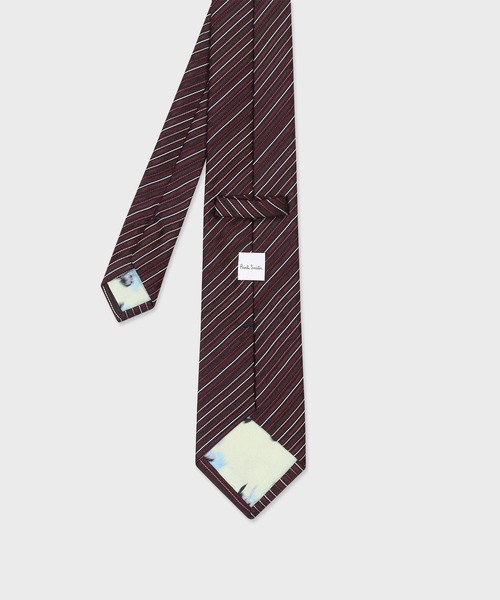 Paul Smith（ポールスミス）の「ストライプ タイ【150019 552MJ】（ネクタイ・メンズ・ダークグレー/マルーン/ダークグリーン/ネイビー・FREE）」の6枚目の写真