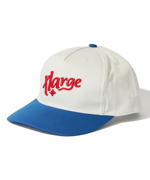 XLARGE(エクストララージ)の「COMMUNITY SPIRIT SNAPBACK CAP(キャップ・メンズ・ブルー/グリーン/ブラック・ONE SIZE)」の3枚目の写真