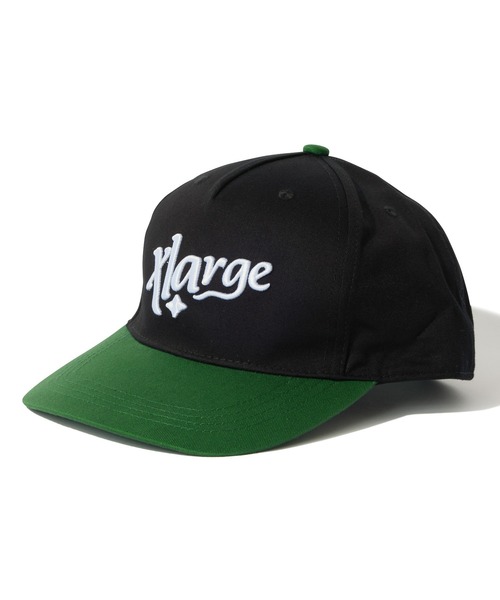 XLARGE(エクストララージ)の「COMMUNITY SPIRIT SNAPBACK CAP(キャップ・メンズ・ブルー/グリーン/ブラック・ONE SIZE)」の1枚目の写真