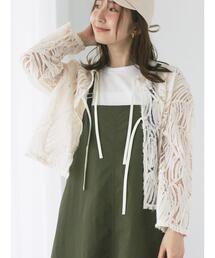 Te chichi TERRASSE（テチチテラス）の「前後2WAYチュールジャカードブラウス（シャツ/ブラウス）」