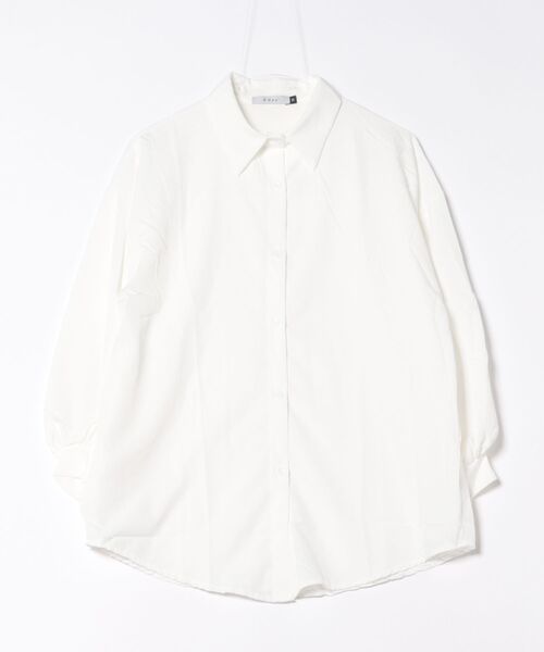 B'day（ビーデイ）の「【 B'day / ビーデー 】バルーン袖ブラウス（シャツ/ブラウス・レディース・ワイン/ホワイト/ブルー・MEDIUM/LARGE/X-LARGE）」の10枚目の写真