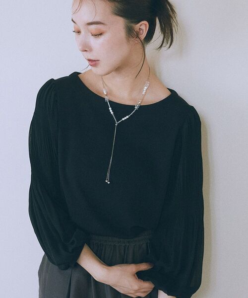 earth music&ecology（アースミュージックアンドエコロジー）の「アソートビーズネックレス（ネックレス・レディース・シルバー/ゴールド・FREE）」の5枚目の写真