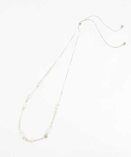 earth music&ecology（アースミュージックアンドエコロジー）の「アソートビーズネックレス（ネックレス・レディース・シルバー/ゴールド・FREE）」の8枚目の写真