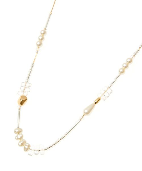 earth music&ecology（アースミュージックアンドエコロジー）の「アソートビーズネックレス（ネックレス・レディース・シルバー/ゴールド・FREE）」の12枚目の写真