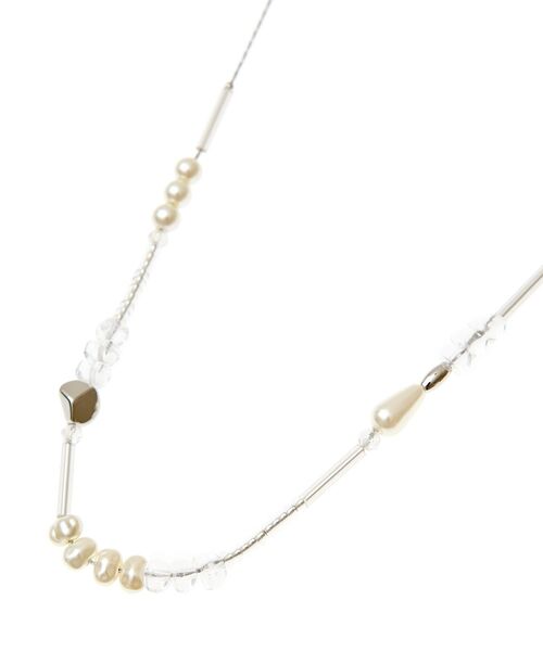 earth music&ecology（アースミュージックアンドエコロジー）の「アソートビーズネックレス（ネックレス・レディース・シルバー/ゴールド・FREE）」の14枚目の写真