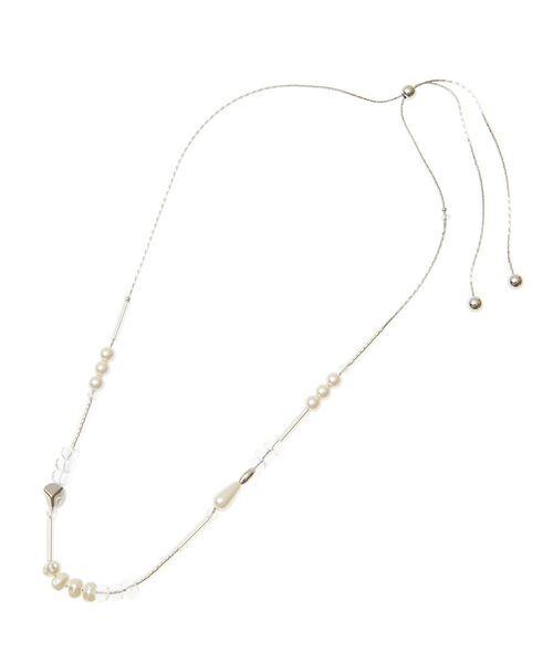 earth music&ecology（アースミュージックアンドエコロジー）の「アソートビーズネックレス（ネックレス・レディース・シルバー/ゴールド・FREE）」の15枚目の写真