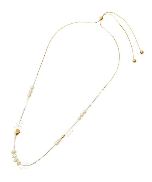 earth music&ecology（アースミュージックアンドエコロジー）の「アソートビーズネックレス（ネックレス・レディース・シルバー/ゴールド・FREE）」の16枚目の写真