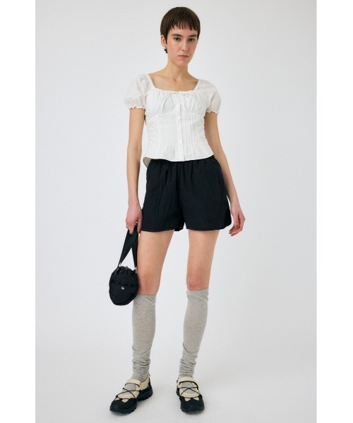 MOUSSY(マウジー)の「NYLON TRACK ショーツ(その他パンツ・レディース・ブラック/サックスブルー・FREE)」の11枚目の写真