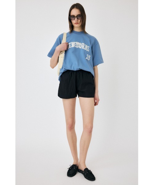 MOUSSY(マウジー)の「NYLON TRACK ショーツ(その他パンツ・レディース・ブラック/サックスブルー・FREE)」の13枚目の写真