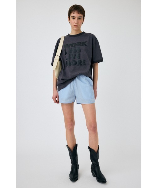 MOUSSY(マウジー)の「NYLON TRACK ショーツ(その他パンツ・レディース・ブラック/サックスブルー・FREE)」の16枚目の写真