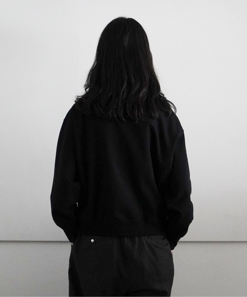 WhoWhat（フーワット）の「who what SPINAL SWEAT BOTTLE NECK（スウェット・メンズ・ブラック/ホワイト・SMALL）」の7枚目の写真