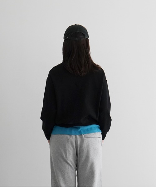 WhoWhat（フーワット）の「who what SPINAL SWEAT BOTTLE NECK（スウェット・メンズ・ブラック/ホワイト・SMALL）」の10枚目の写真