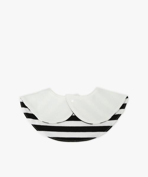 agnes b.（アニエスベー）の「WEB限定 ベビーギフトボックス スタイ・2wayオール 2点セット（ベビーギフト・キッズ・ブラック×ホワイト・FREE）」の5枚目の写真