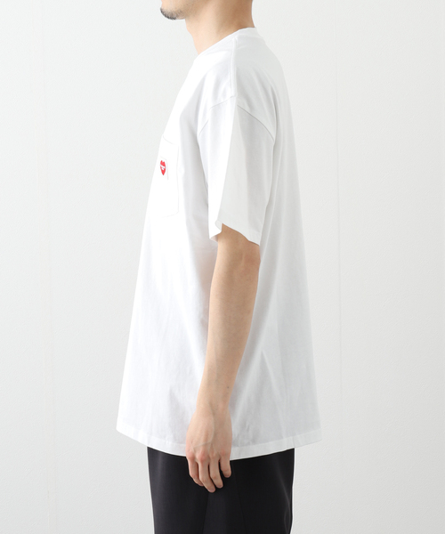 Carhartt WIP(カーハートダブリューアイピー)の「Carhartt /カーハートダブルアイピーS/S POCKET HEART T-SHIRT(Tシャツ/カットソー・メンズ・ブラック/ホワイト・LARGE/MEDIUM)」の22枚目の写真