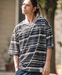 mt9736- Mesh Border Tee ボーダーTシャツ