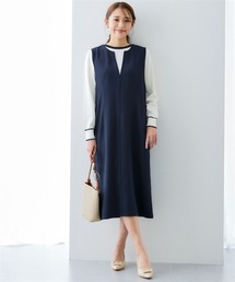 7days Life Styling | 【ジャージーシリーズ】カットソージャンパースカート（ストレッチ・しわになりにくい・UVカット）(ジャンパースカート)