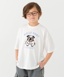 JAM & LINK（ジャムアンドリンク）の「綿100％ ビッグシルエット プリント半袖Tシャツ 【リンクコーデ】（Tシャツ/カットソー）」