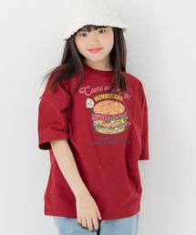 JAM & LINK（ジャムアンドリンク）の「綿100％ ビッグシルエット プリント半袖Tシャツ 【リンクコーデ】（Tシャツ/カットソー）」