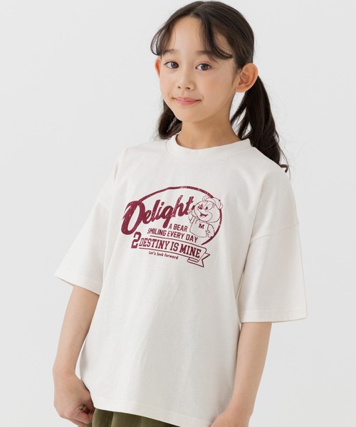 JAM & LINK(ジャムアンドリンク)の「綿100% ビッグシルエット プリント半袖Tシャツ 【リンクコーデ】(Tシャツ/カットソー・キッズ・A/B/C/D/E/F/G/H/I/J/K/L/M/N/O/P/Q/R・110cm/100cm/120cm/130cm/140cm/150cm/160cm)」の14枚目の写真