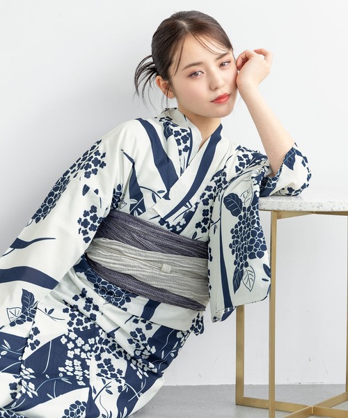 初心者でもプロの着姿”新二部式 セパレート浴衣3点セット（上衣・下衣