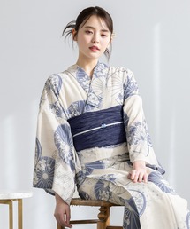 SOUBIEN（ソウビエン）の「“初心者でもプロの着姿”新二部式 セパレート浴衣3点セット（上衣・下衣・おはしょり布＋帯＋伊達締)【SOUBIEN】（浴衣）」