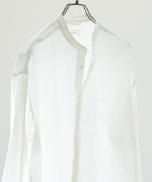 ABAHOUSE | 【LUXE Linen Solaro】バンドカラー リネンシャツ(シャツ/ブラウス)