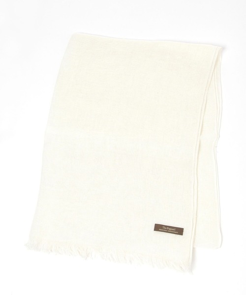 A part by（アパートバイ）の「The Bagmati リネンストール（ストール/ショール・レディース・ピンク系その他2/チャコールグレー/オフホワイト/ベージュ・FREE）」の2枚目の写真