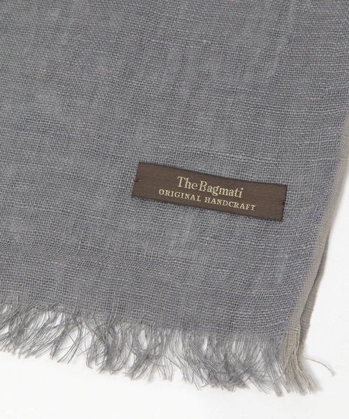 A part by（アパートバイ）の「The Bagmati リネンストール（ストール/ショール・レディース・ピンク系その他2/チャコールグレー/オフホワイト/ベージュ・FREE）」の5枚目の写真