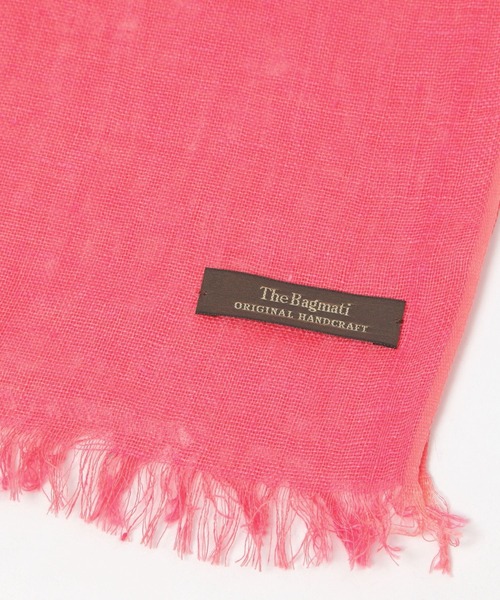 A part by（アパートバイ）の「The Bagmati リネンストール（ストール/ショール・レディース・ピンク系その他2/チャコールグレー/オフホワイト/ベージュ・FREE）」の8枚目の写真