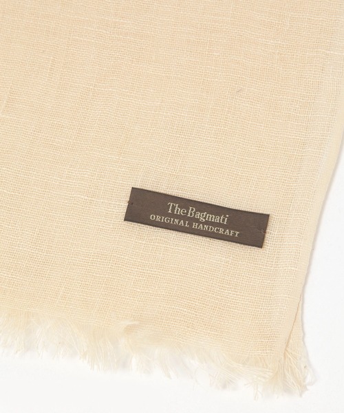 A part by（アパートバイ）の「The Bagmati リネンストール（ストール/ショール・レディース・ピンク系その他2/チャコールグレー/オフホワイト/ベージュ・FREE）」の9枚目の写真