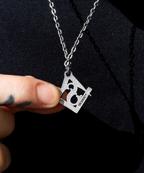 Subciety(サブサエティ)の「Metal necklace-crypto-(ネックレス・メンズ・アンティークシルバー/アンティークゴールド・FREE)」の6枚目の写真