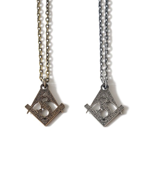 Subciety(サブサエティ)の「Metal necklace-crypto-(ネックレス・メンズ・アンティークシルバー/アンティークゴールド・FREE)」の8枚目の写真
