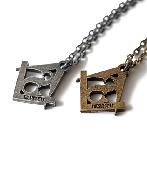 Subciety(サブサエティ)の「Metal necklace-crypto-(ネックレス・メンズ・アンティークシルバー/アンティークゴールド・FREE)」の9枚目の写真