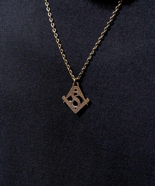 Subciety(サブサエティ)の「Metal necklace-crypto-(ネックレス・メンズ・アンティークシルバー/アンティークゴールド・FREE)」の12枚目の写真