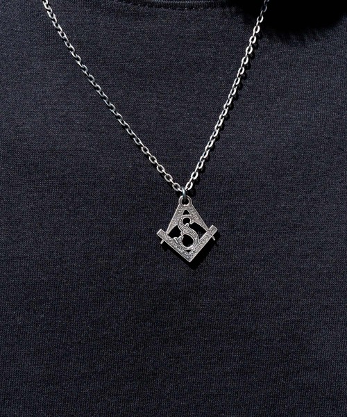 Metal necklace-crypto-（ネックレス）｜Subciety（サブサエティ