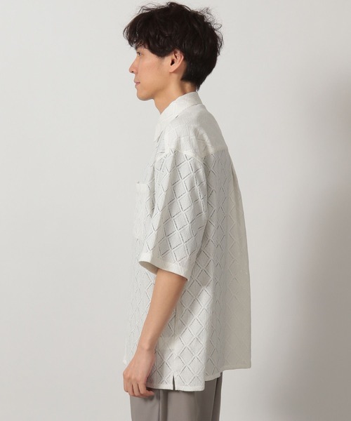 LAKOLE（ラコレ）の「レースシャツ半袖 / 323202（シャツ/ブラウス・メンズ・ブラック/ホワイト/ロイヤルブルー/イエロー/ブラウン・MEDIUM/LARGE/X-LARGE）」の19枚目の写真