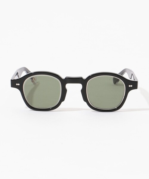 Waiting for the Sun(ウェイティングフォーザサン)の「WAITING FOR THE SUN Gaspard サングラス(サングラス・メンズ・グリーン系その他/ブラック・FREE)」の4枚目の写真