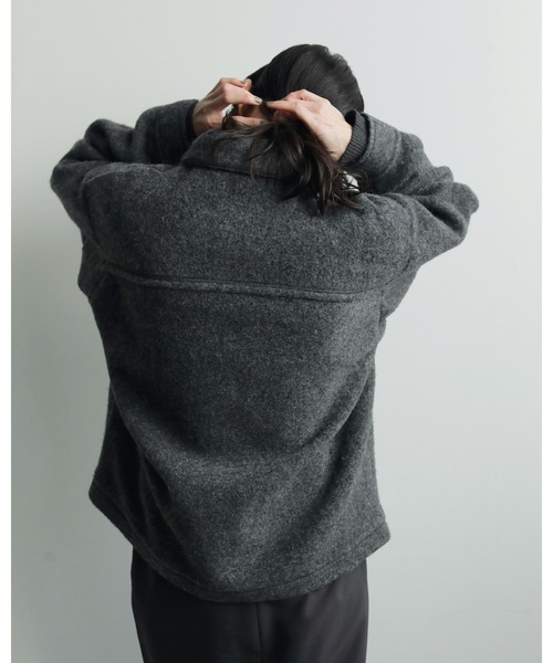 anuke(アンヌーク)の「Sliver Zip Blouzon(ブルゾン・レディース・チャコールグレー/ブラウン・38inch/36inch)」の11枚目の写真