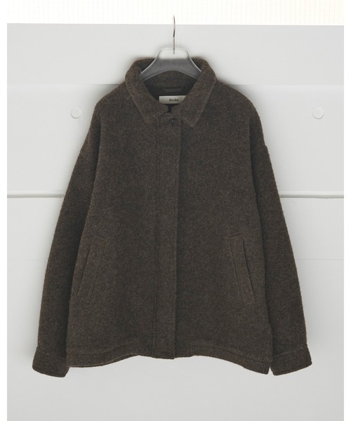 anuke(アンヌーク)の「Sliver Zip Blouzon(ブルゾン・レディース・チャコールグレー/ブラウン・38inch/36inch)」の13枚目の写真