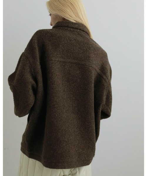 anuke(アンヌーク)の「Sliver Zip Blouzon(ブルゾン・レディース・チャコールグレー/ブラウン・38inch/36inch)」の5枚目の写真