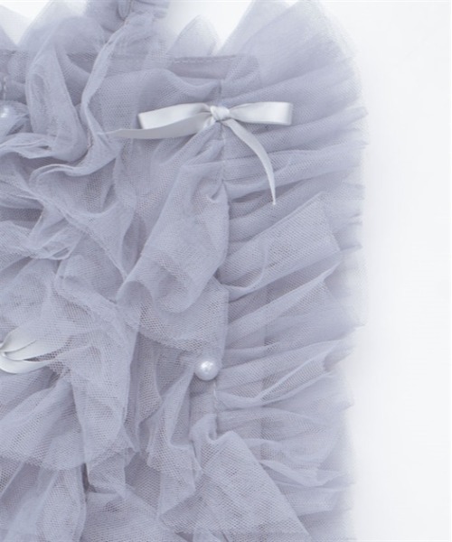 axes femme（アクシーズファム）の「チュールフリルトートバッグ（トートバッグ・レディース・グレー/ホワイト/ブラック・FREE）」の13枚目の写真