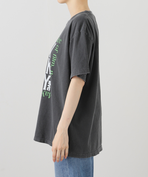 OUTDOOR PRODUCTS(アウトドアプロダクツ)の「NYC logo Tee(Tシャツ/カットソー・レディース・ホワイト/グレー・FREE)」の6枚目の写真