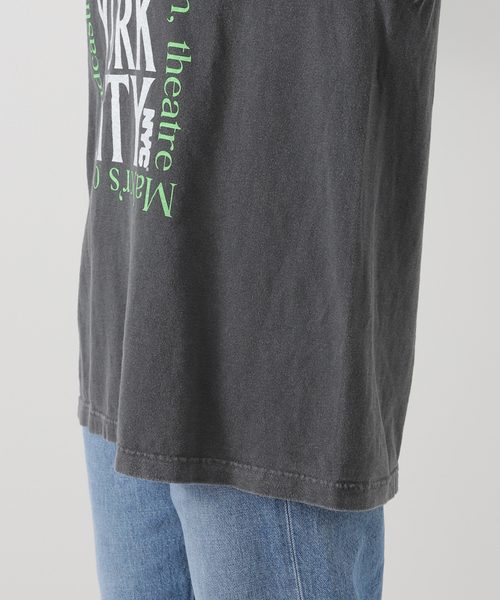 OUTDOOR PRODUCTS(アウトドアプロダクツ)の「NYC logo Tee(Tシャツ/カットソー・レディース・ホワイト/グレー・FREE)」の10枚目の写真