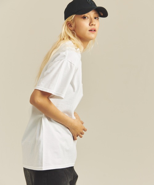 PENNEYS(ぺニーズ)の「THE FOX OVER-DYE POCKET TEE(Tシャツ/カットソー・メンズ・ブラック/グレー/ホワイト/グリーン・M/L/XL)」の2枚目の写真
