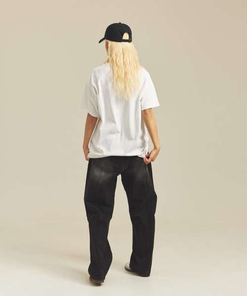 PENNEYS(ぺニーズ)の「THE FOX OVER-DYE POCKET TEE(Tシャツ/カットソー・メンズ・ブラック/グレー/ホワイト/グリーン・M/L/XL)」の14枚目の写真
