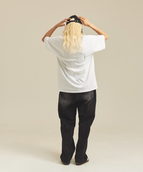 PENNEYS(ぺニーズ)の「THE FOX OVER-DYE POCKET TEE(Tシャツ/カットソー・メンズ・ブラック/グレー/ホワイト/グリーン・M/L/XL)」の13枚目の写真