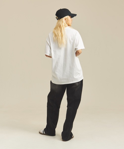 PENNEYS(ぺニーズ)の「THE FOX OVER-DYE POCKET TEE(Tシャツ/カットソー・メンズ・ブラック/グレー/ホワイト/グリーン・M/L/XL)」の12枚目の写真