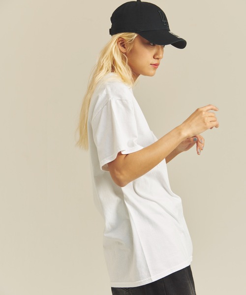 THE FOX OVER-DYE POCKET TEE 狐狸後染色口袋T恤