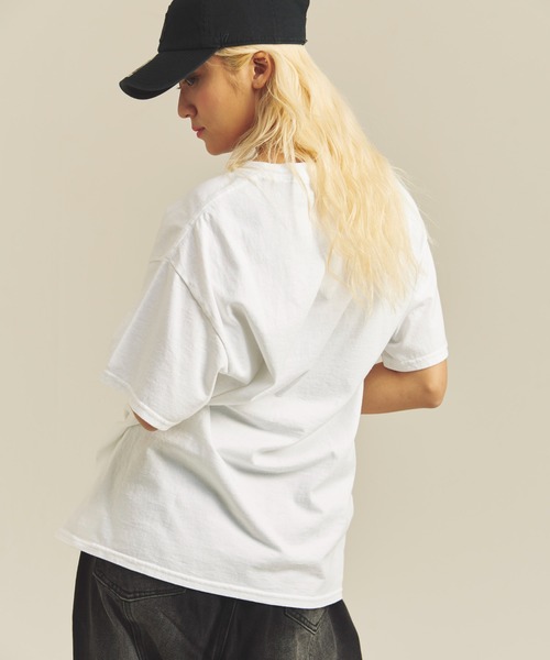 PENNEYS(ぺニーズ)の「THE FOX OVER-DYE POCKET TEE(Tシャツ/カットソー・メンズ・ブラック/グレー/ホワイト/グリーン・M/L/XL)」の21枚目の写真